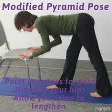 Chair Yoga Pyramid Pose Chair Yoga Yoga For Beginners Poses