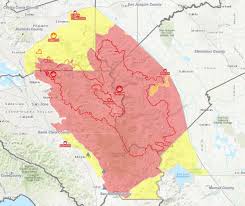 Fire perimeter and hot spot data: Cal Fire Orders Additional Alameda County Evacuations Sfbay