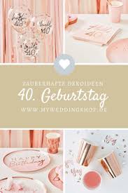 Tischdeko Deko Zum 40 Geburtstag Fur Die Frau In 2020 Geburtstag Dekoration 30ter Geburtstag Geburtstag Deko Ideen