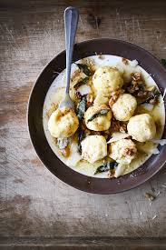 Gnudi With Browned Butter And Fried Sage Serving Dumplings Recipe Gnudi Recipe Recipes Brown Butter