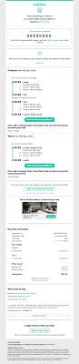 Well Designed Travel Booking Confirmation Email Email Marketing Blog Business Card Design Inspiration Invoice Template