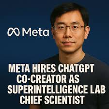 Meta hires ex-OpenAI researcher for superintelligence team