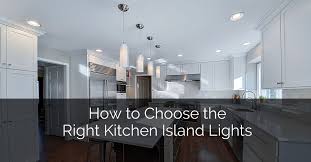 right kitchen island lights