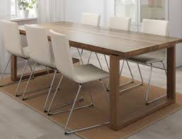 Morbylanga Table Oak Veneer Brown Stained Length 86 5 8 Ikea Dining Table Modern Dining Table Cottage Dining Rooms