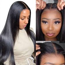 Amazon.com : bunGiol Straight Lace Front Wigs Human Hair Wigs for Women  180% Density 13x4 Glueless Lace Frontal Wigs Human Hair Pre Plucked Pre Cut  with Baby Hair 22inch Brazilian Virgin Hair