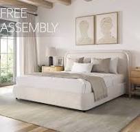 Amazon.com: Base de cama King tapizada de alta calidad con ...