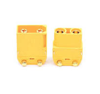 Amass XT90PW-M/F Male/Female Horizontal PCB Version High Current Aircraft  Model Lithium Battery Connector
