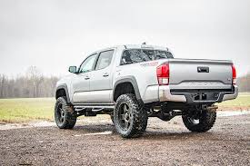 The 2022 tacoma features a lifted suspension: Welcome To Bandit Offroad Rough Country Toyota Tacoma 4 Inch Suspension Lift Kit 2016 2018
