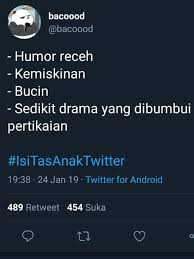 10 Cuitan Lucu Isi Tas Anak Twitter Ini Bikin Tersenyum Kecut Citizen6 Liputan6 Com