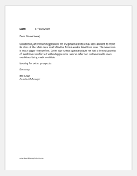 Customize a address change notification letter at rocketlawyer.com. Letters Announcing Change In Business Address Word Excel Templates