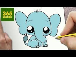 Manga dessin noir et blanc triste. Animaux Dessin Elephant Dessin Kawaii 365 Dessins