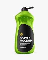 Free delivery and returns on ebay plus items for plus members. Washing Up Liquid Metallic Bottle Mockup In Bottle Mockups On Yellow Images Object Mockups