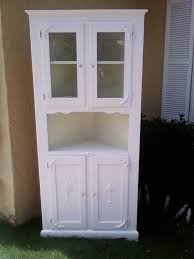 And for others it works well within their dining room corner cabinet ideas. Shabby Rose Decor Antique Corner Hutch