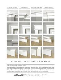 Four Historically Accurate Molding Styles Compared Side By Side Home Diy Moldings And Trim Home Decor