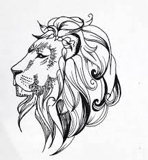 Quick Lion Line Drawing Tattoo Design By Lrw Tattoodesign Lion Illustration Line Drawing Tattoo Line Drawing Tattoos Lion Line Drawing