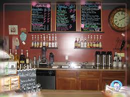 Pin By Erica Harris On Coffee Bar Drink Station Coffee Shop Bar Coffee House Decor Coffee Bar Home