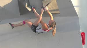 Eventual gold medalist janja garnbret of slovenia (in front, wearing a blue mask) and other climbers analyze the lead wall during the sport climbing final friday at the tokyo olympics. Janja Garnbret Flashes All 4 Final Boulder Problems Ifsc Climbing World Cup Munich 2018 Bouldering Youtube
