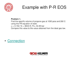 Note the different value and unit for r, to be in agreement with using mmhg for the pressure unit. Ppt Non Ideal Equations Of State Powerpoint Presentation Free Download Id 686078