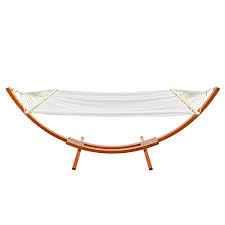 Accommodates outdoor hammocks that measure 10 to 15 feet in length, use included adjustable hanging chains to adjust length. Oncloud 15 Ft Wooden Arc Hammock Stand With Chains And Hooks Buy Online In Angola At Angola Desertcart Com Productid 44235866