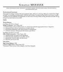 Car and van delivery and collection service from just £10 each way. Rental Car Driver Resume Sample July 2021