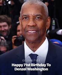 Happy birthday to Denzel Washington, born