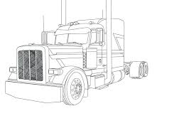 Dorable Peterbilt Semi Truck Coloring Pages Ideas Coloring Ideas Edinamnestates Info Truck Coloring Pages Peterbilt Big Rig Trucks