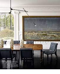 Elle Decor August 2015 Usa Contemporary Home Furniture Dining Room Inspiration Decor