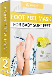 Buy Foot Peel Mask 2 Pack For Cracked Heels Dead Skin And Calluses Make Your Feet Baby Soft Smooth Silky Skin Removes Rough Heels Dry Toe Skin Natural