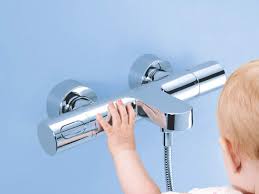 Grohtherm 3000 cosmopolitan kitchen & bath fixtures pdf manual download. Grohe Grohtherm 3000 Cosmopolitan Wanne Wannenthermostat Mit Brauseabgang 34276000