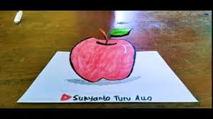 Jaka mengelompokan gambar 3d keren berdasarkan genre ya guys! Apel Menggambar Buah Apel 3d Sangat Mudah Untuk Di Tiru Youtube