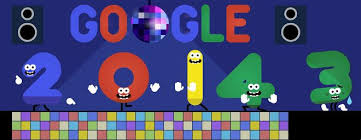 New Year S Day 2014 Google Doodles New Year Doodle New Year 2014