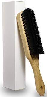 Antique clothes brush, barber's brush workingartifacts. Owlmo Practical Horse Hair Clothes Brush With Handle Hanger Hole Beech Wood With Clear Protective Lacquer 25 X 4 Nbsp Cm Ecologically Friendly Packaging Buy Online In Angola At Angola Desertcart Com Productid 49196130