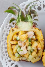 Gevulde Baby Ananas Met Garnalen Fruit Recepten Maaltijden Met Weinig Calorieen Carribische Recepten