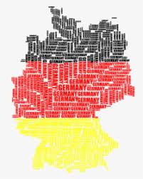 The national flag of germany was officially adopted on may 23, 1949. Germany Map Typography Flag Colors Germany Map Black And White Png Transparent Png Kindpng