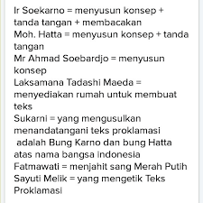 Munculnya para tokoh atau pahlawan yang berjuang melawan penjajah seringkali mengalami kegagalan karena tidak adanya rasa persatuan dan. Sebutkan Tokoh Tokoh Yang Terlibat Dalam Penyusunan Teks Proklamasi Dan Perannya Brainly Co Id