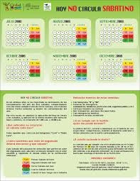 Recuerda que el programa es vigente de las 5:00 a las 22:00 horas en las 16 alcaldías de la ciudad de méxico y 18 municipios conurbados del estado de. Hoy No Circula Sabatino Calendario Violencia