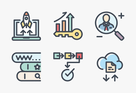 Web Seo Icons By Bomsymbols In 2020 Web Seo Plumbing Logo Icon Design