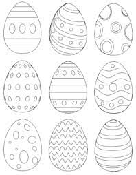 Free Printable Easter Egg Templates Easter Egg Coloring Pages The Artisan Life