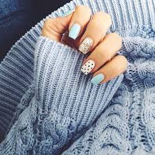 Sencillas Y Bonitas Unas Sencillas Y Bonitas Unas Azules Disenos De Unas