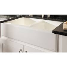 I was glad to see an in stock cabinet for an apron sink. Cast Iron Apron Front Farmhouse 33 X 22 X 8 75 White Kitchen Sink Builders Surplus