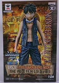 Luffy's initial and most common outfit. Amazon Com Banpresto One Piece 5 9 Inch Film Gold Monkey D Luffy Dxf Sculpture The Grandline Men Volume 1 Toys Games