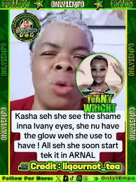 Her biggest supporter " mama sensation " don't mek Ivontaé short of  nothing, if him sneeze muma send the pharmacy and clear all di hospital  bill immediately.......#IvanyWright must know still ...