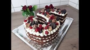 Les génoises vanille et chocolat : Zahlen Torte Number Cake P S Backparadies Youtube