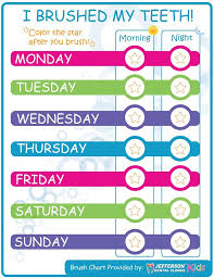 Tooth Brush Chart Free Printable Savings Charts Teeth