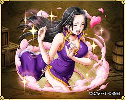 pin de aeµ c c c em one piece treasure cruise one piece luffy boa hanckok