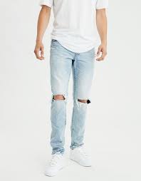 American Eagle Jeans Light Ripped Jeans Light Blue Jeans Outfit Light Blue Ripped Jeans