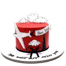 But in the case of these farewell cakes, they pack a. Bon Voyage Farewell Cake 2