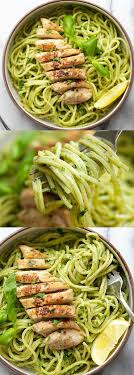 Pesto Pasta With Chicken Easy Pasta With Basil Pesto And Grilled Chicken Loaded With Yogurt And Parmesan Cheese Pesto Chicken Pasta Easy Pasta Pesto Pasta