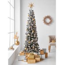 6ft Pre Lit Artificial Christmas Tree Flocked Alberta Spruce Clear Lights Wondershop Skinny Christmas Tree Decorations Flocked Christmas Trees Decorated Christmas Decorations Apartment