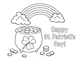 Celebrated annually on march 17, the holiday commemorates the titular saint's death, which occurred over 1,000 years ago during the 5th. 38 St Patrick S Day Coloring Pages Free Printable Pdfs